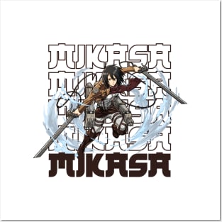 Mikasa Ackerman Posters and Art